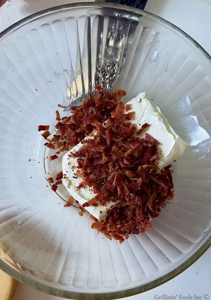 Cream cheese and bacon