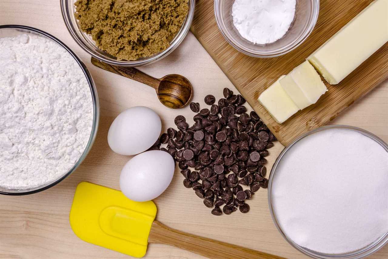 Cookie recipe ingredients