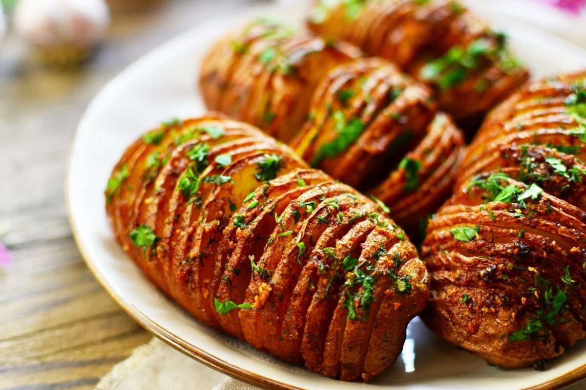 Hasselback Potatoes for Thanksgiving