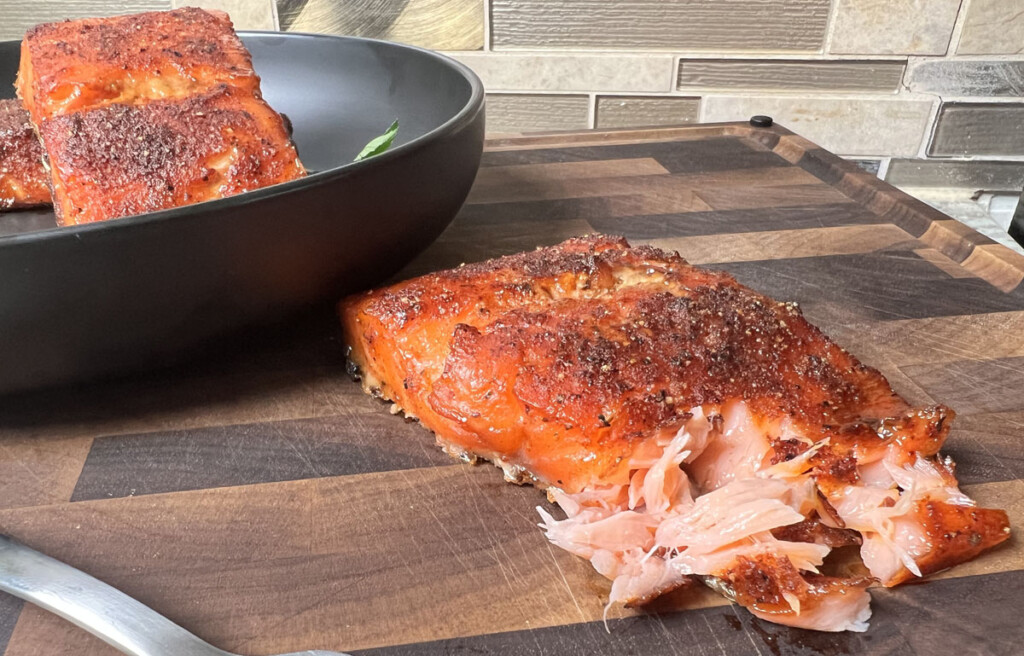 hot smoked salmon