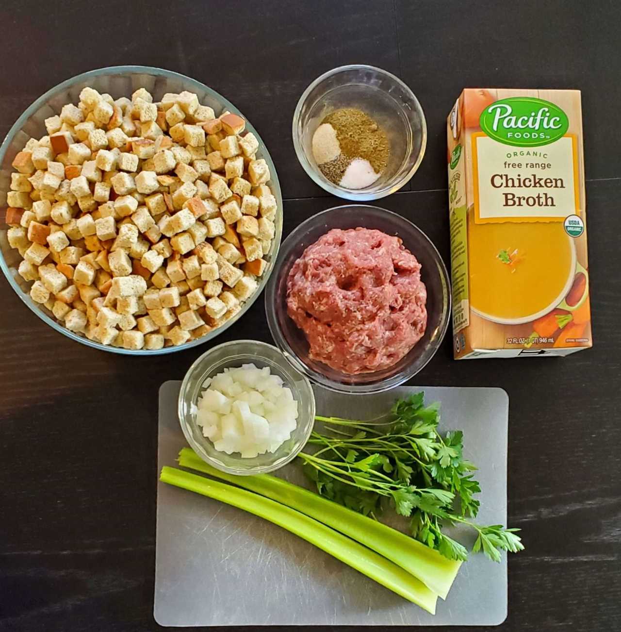 Thanksgiving stuffing ingredients