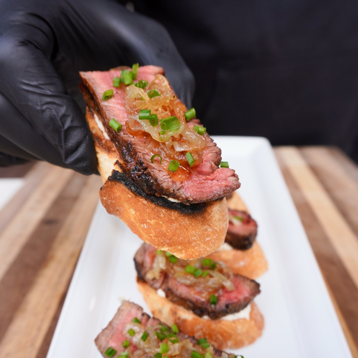 Grilled Steak Crostini