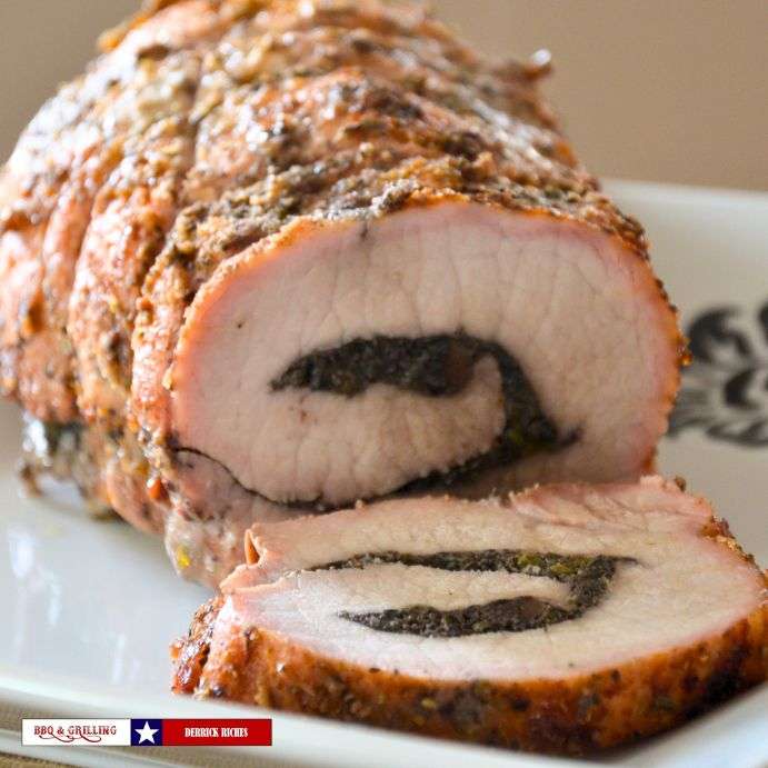 Tapenade Stuffed Pork Loin