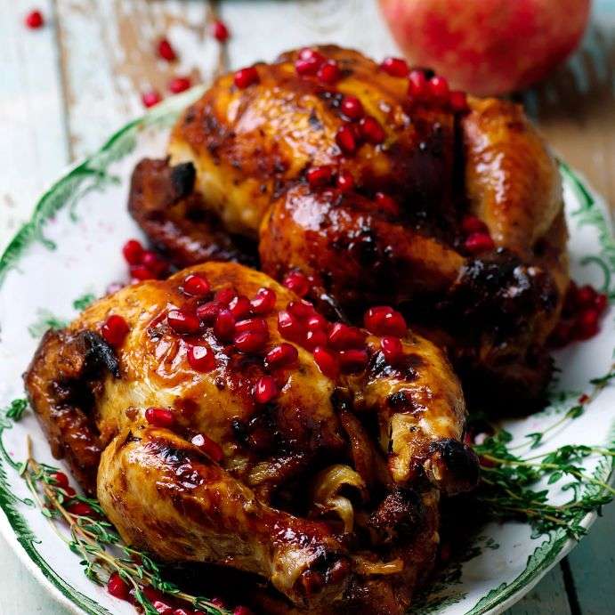 Smoked-Cornish-Hens-with-glaze