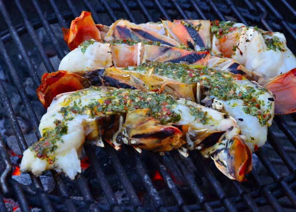 lobster with pesto