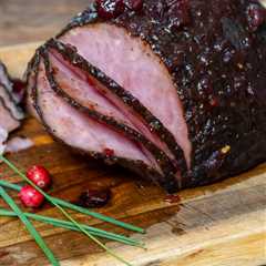 Easy Smoked Cranberry Ham Glaze