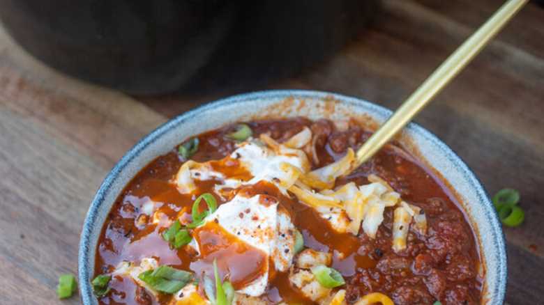 Smoked Over the Top Chili