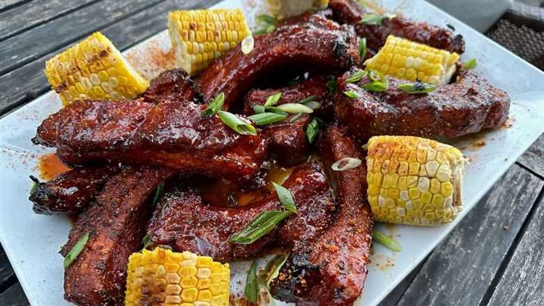 Hot Honey Party Ribs