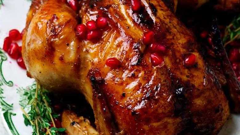 Smoked Cornish Hens (with Pomegranate Glaze)