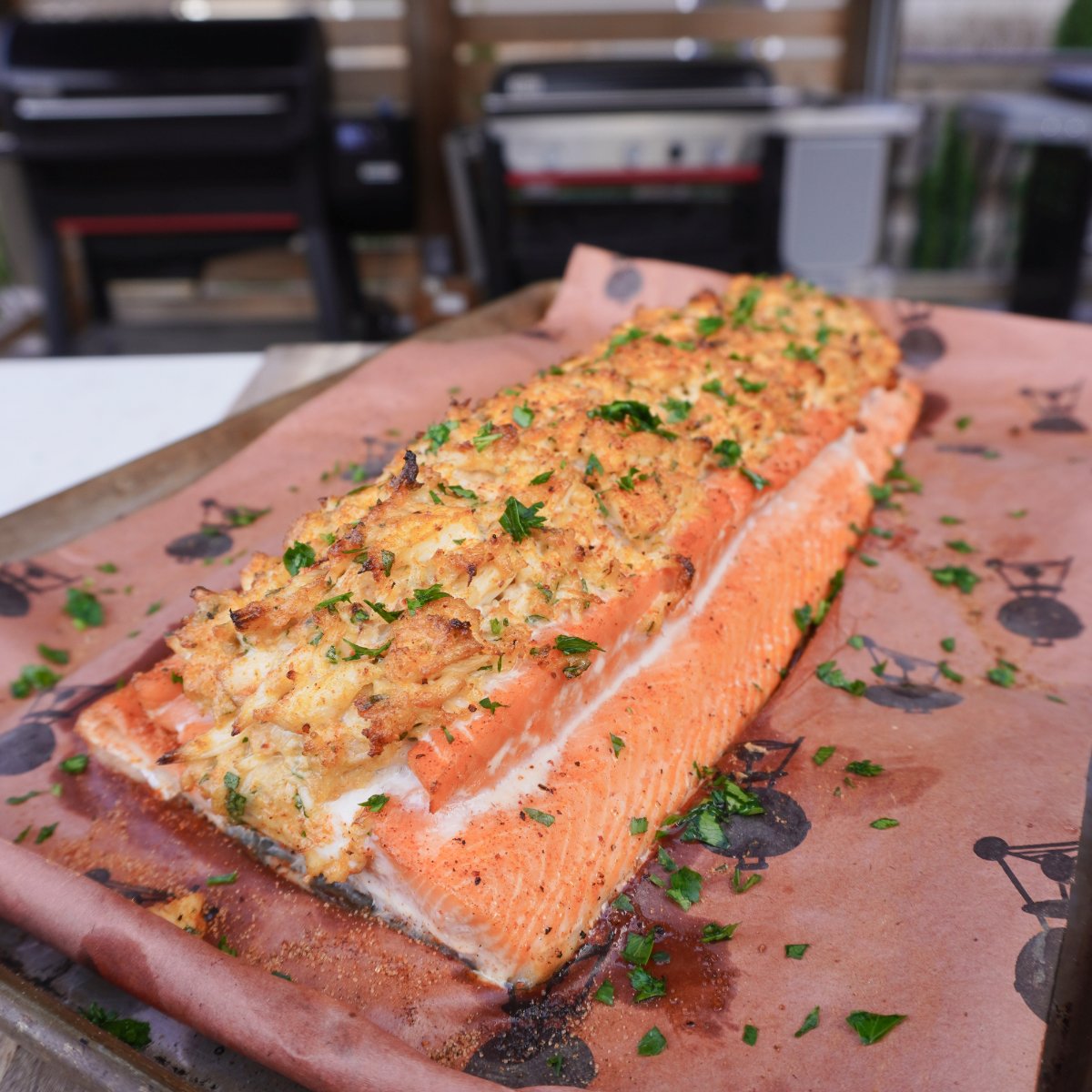 Smoked Stuffed Salmon