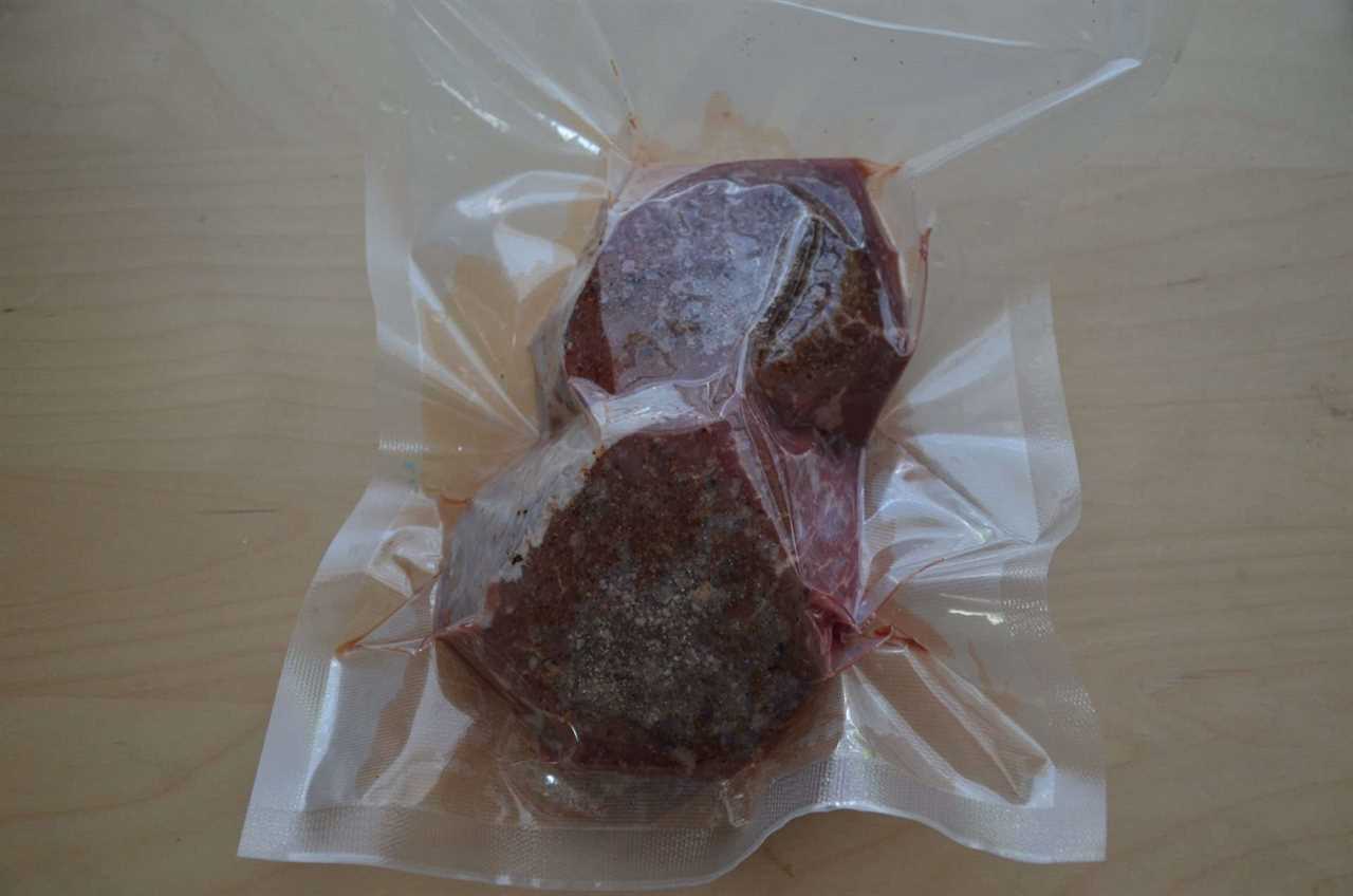 vacuum sealed steaks