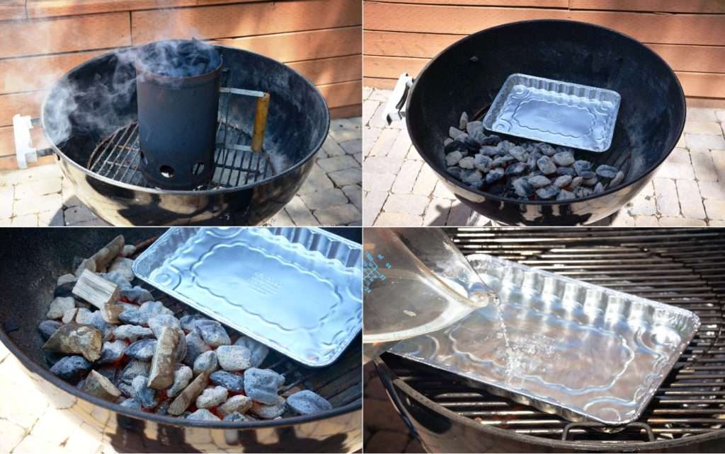 Setting up Charcoal Grill for Smoking