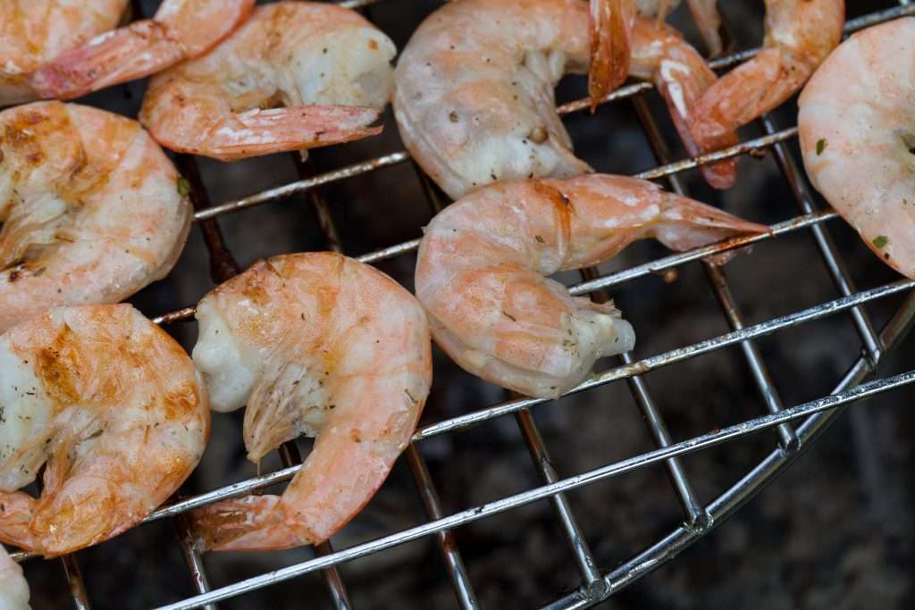 Grilling Shrimp 