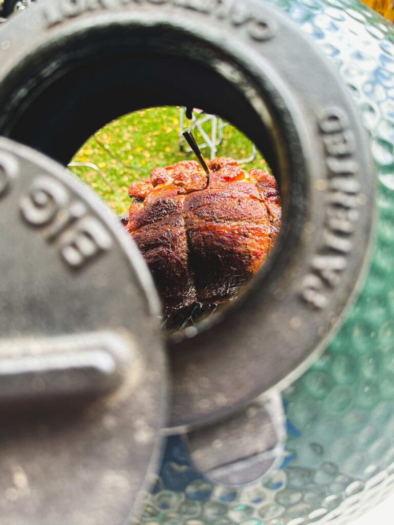 pork butt big green egg