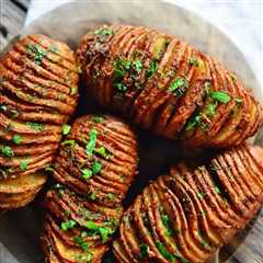 Smoked Hasselback Potatoes