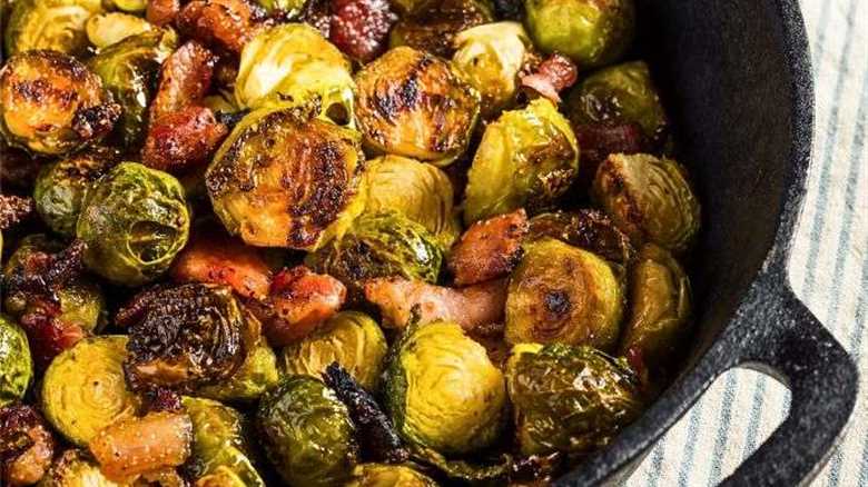 Skillet Brussels Sprouts