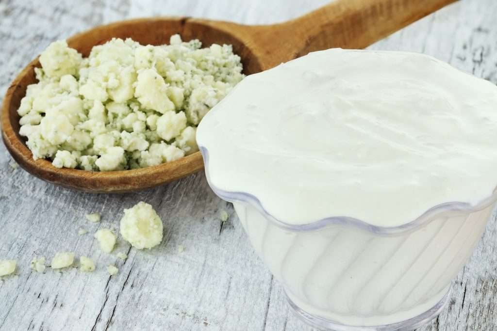 Blue Cheese Sauce in bowl