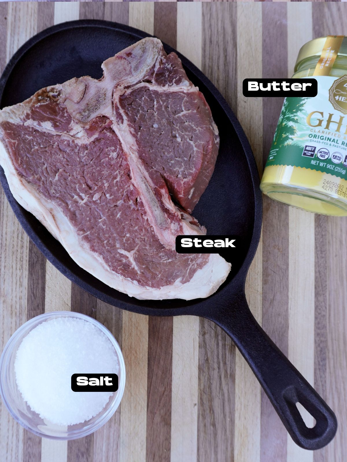 Peter Luger copycat steak ingredients.