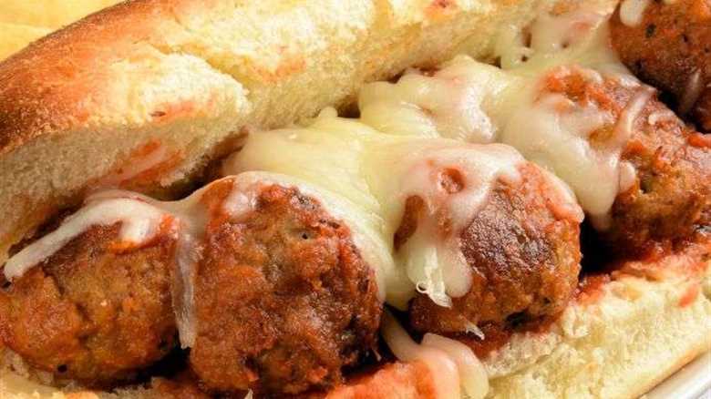 Pellet Grill Meatball Subs