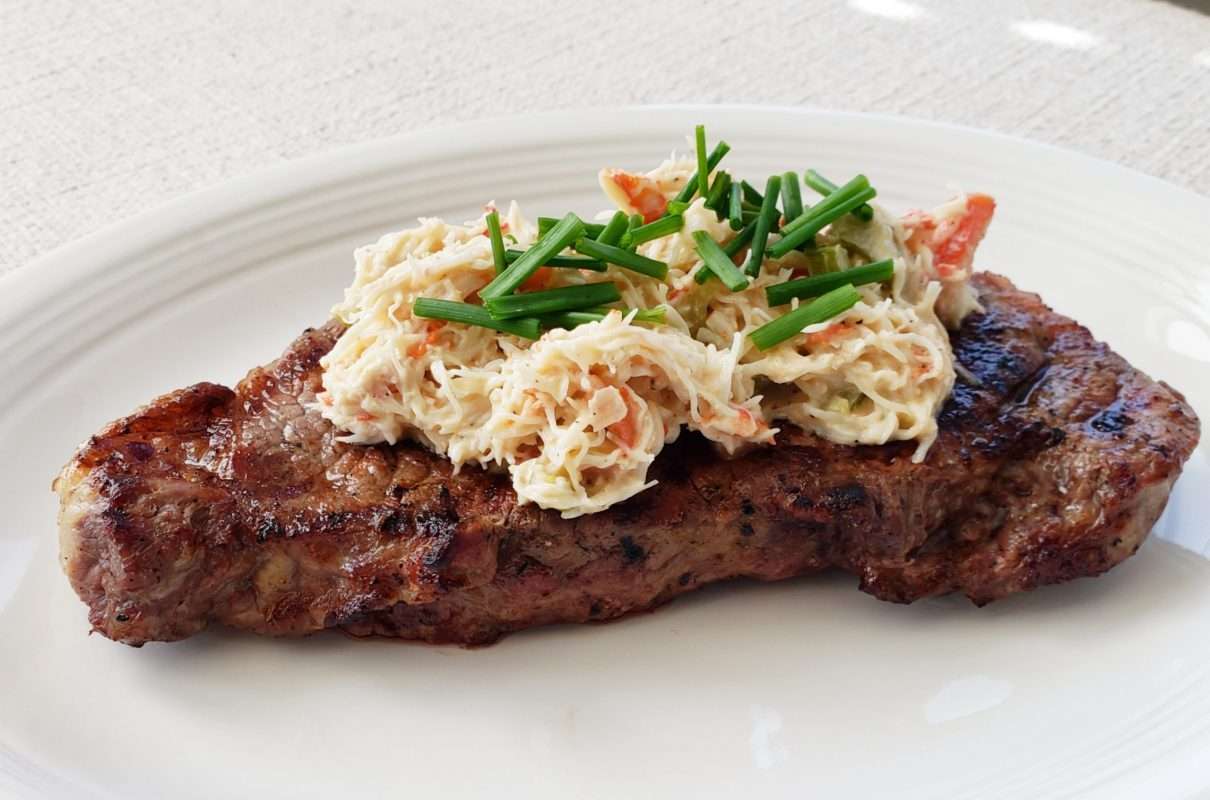 Crab Oscar Steak Topping