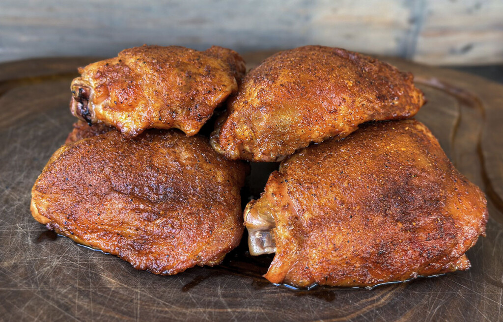 smoked chicken thighs