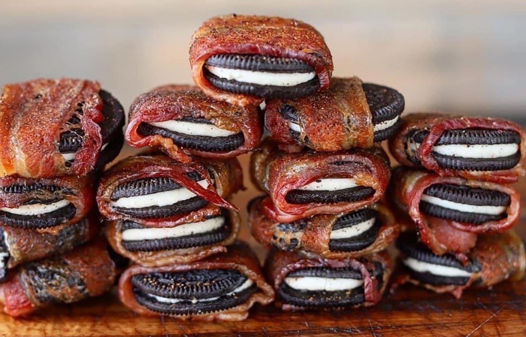 bacon wrapped oreos