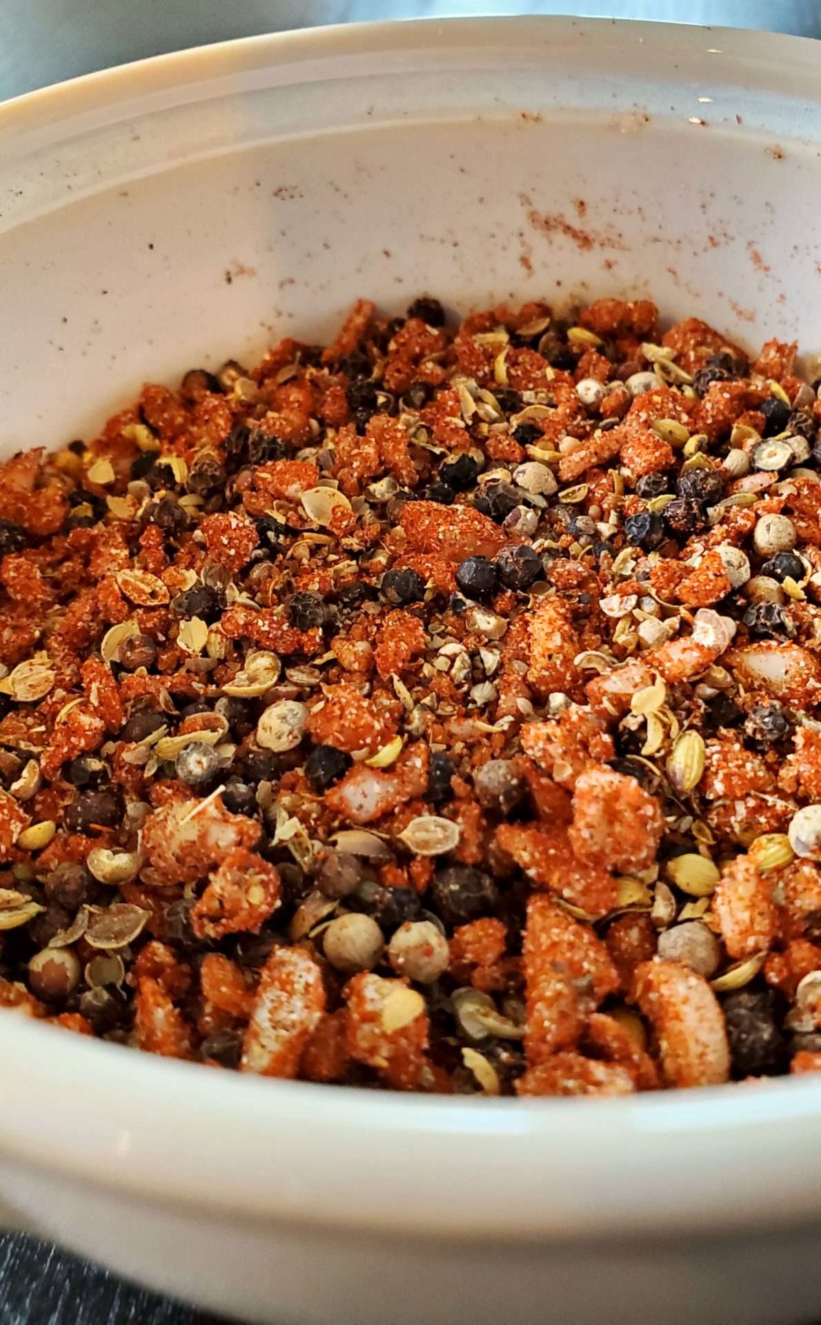 Close up of spices in a bowl