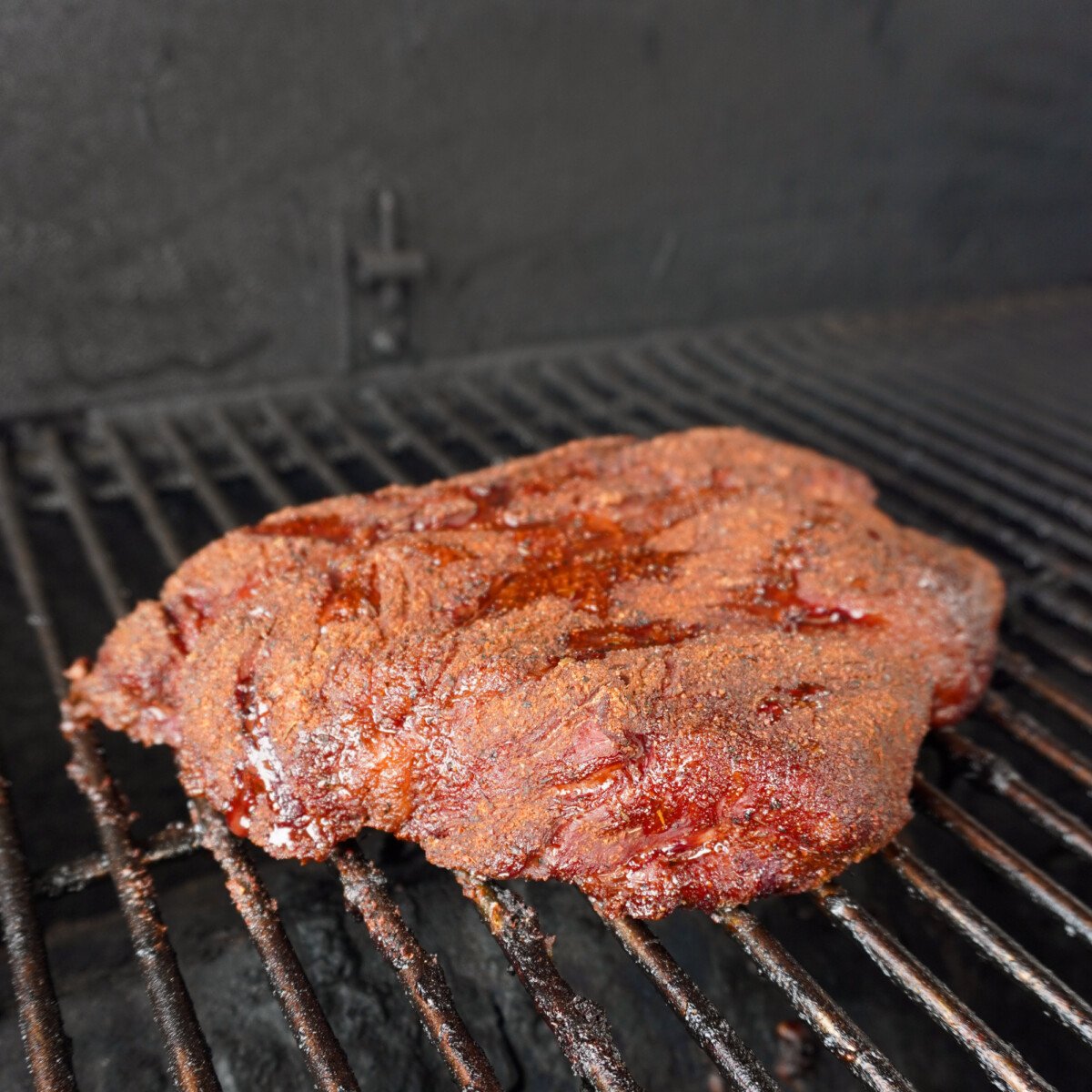 chuck roast on the smoker.