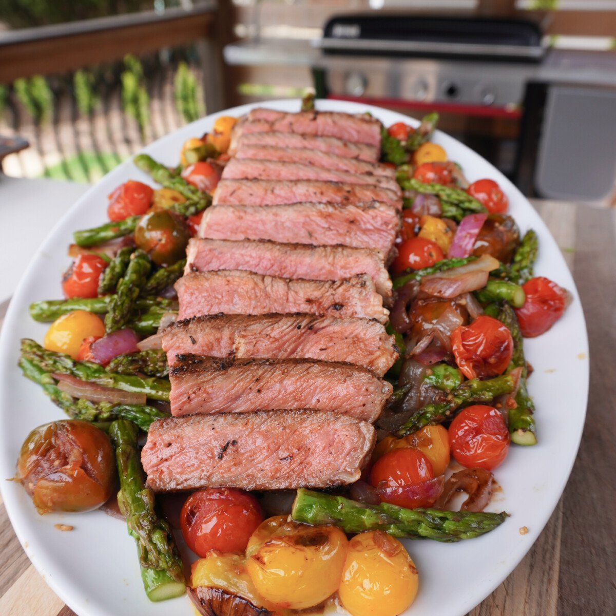 Easy Steak and Veggies Dinner.