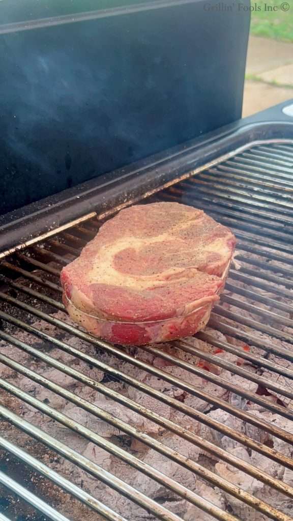 Chuck Roast Steak on the Grill