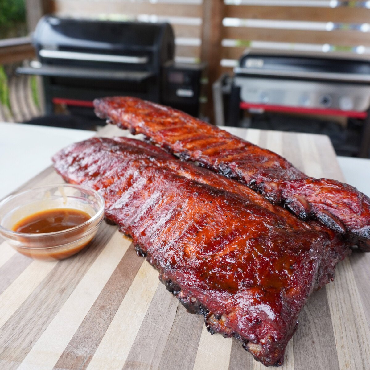 Horseradish Mustard BBQ Ribs.