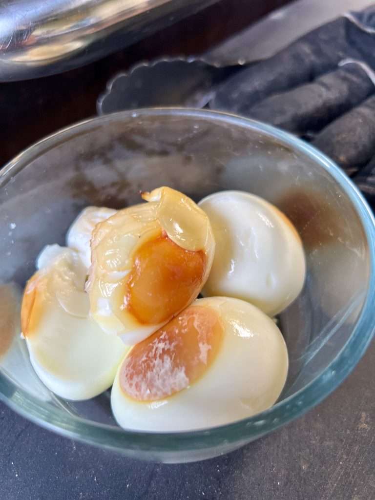 Smoked and Peeled Eggs
