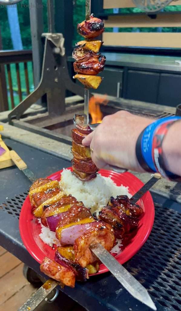 Remove the Skewers from the Food