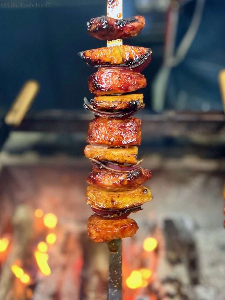 Molasses Sweet Pork Skewer