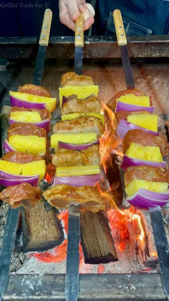 Skewers on the Grill