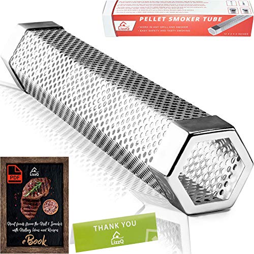 LIZZQ Premium 12" Pellet Smoker Tube
