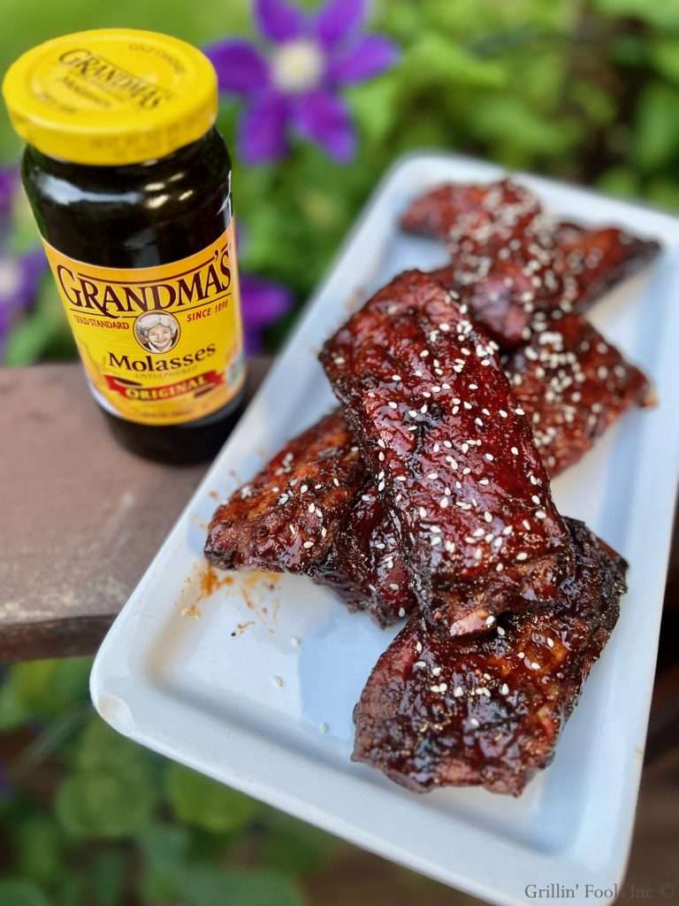 Sweet Smoky Party Ribs glamour shots