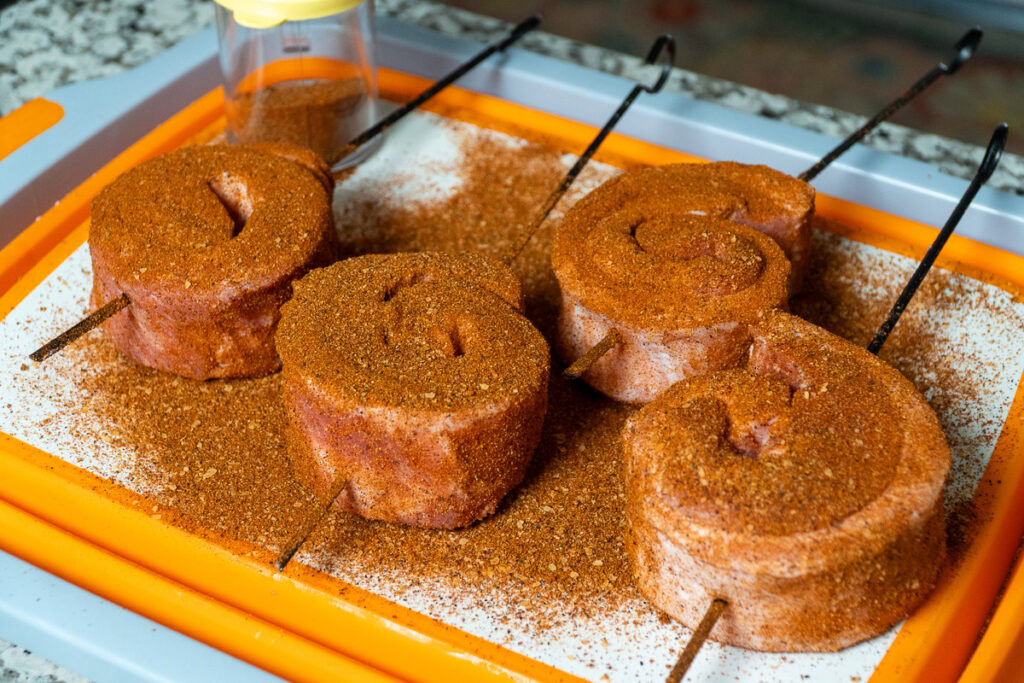 Smoked Pork Belly Pinwheels