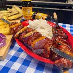 Molasses Sweet Pork Skewers