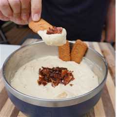 Maple Bourbon and Bacon Dip