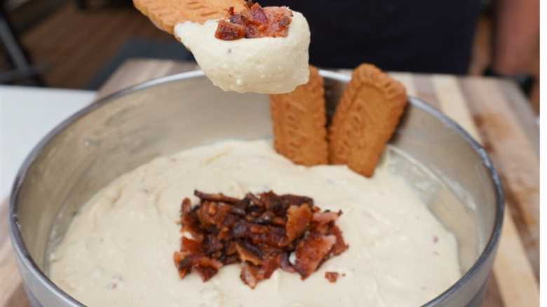 Maple Bourbon and Bacon Dip