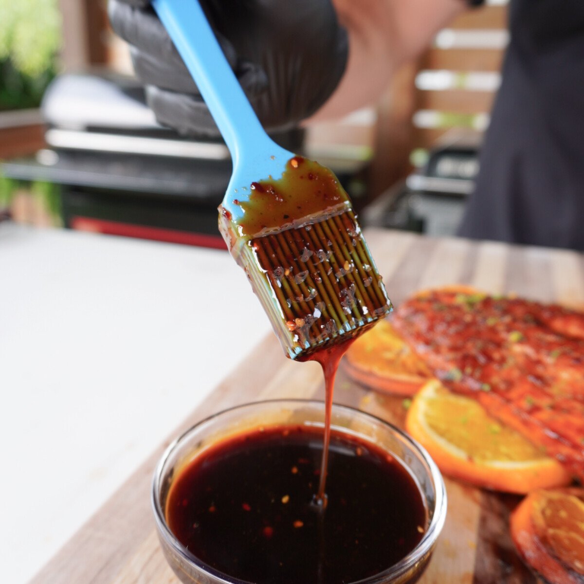 chili citrus glaze.