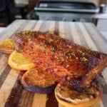 chili glazed citrus salmon.