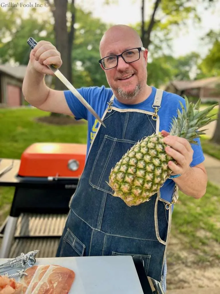 Time to slice the pineapple