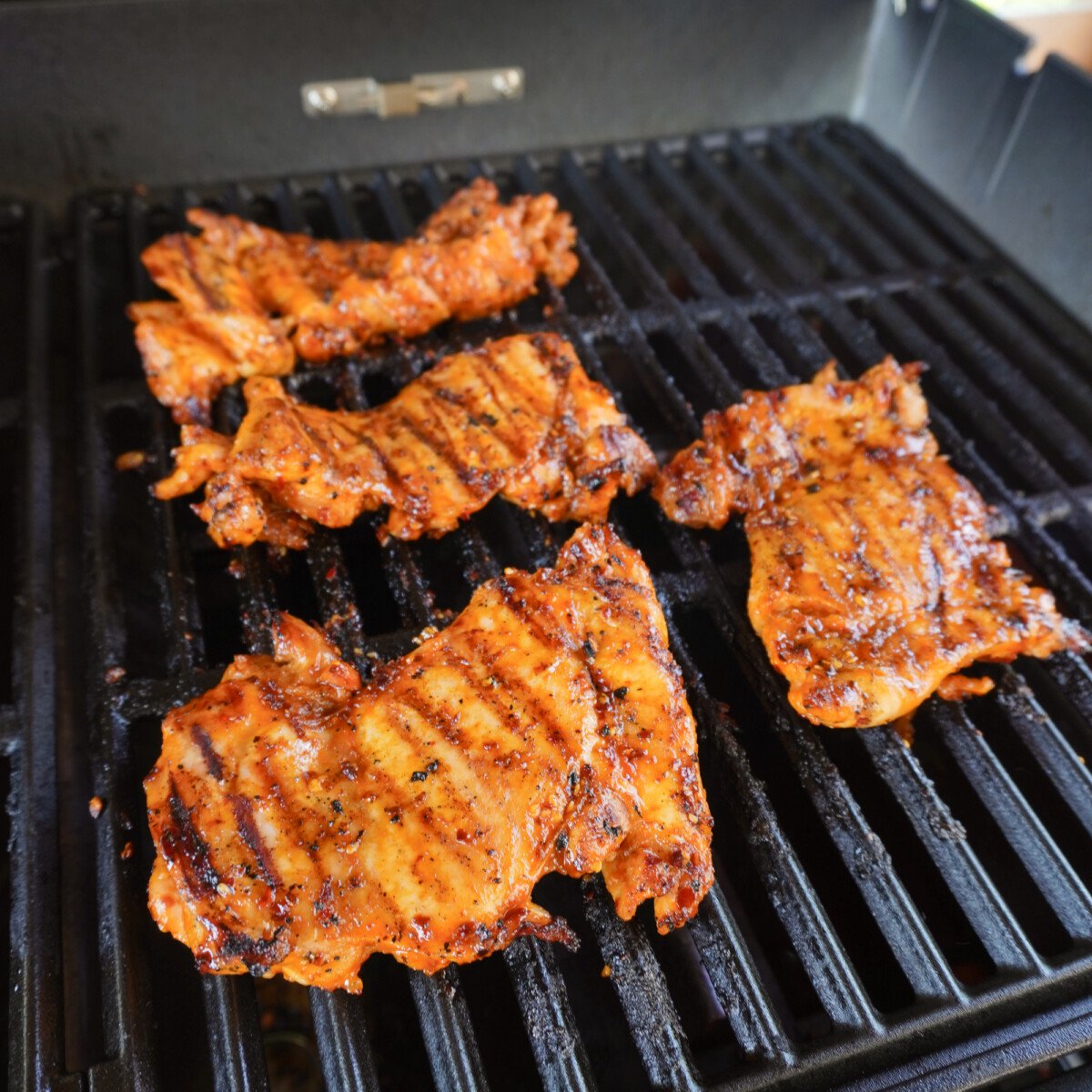 grilled chicken thighs.