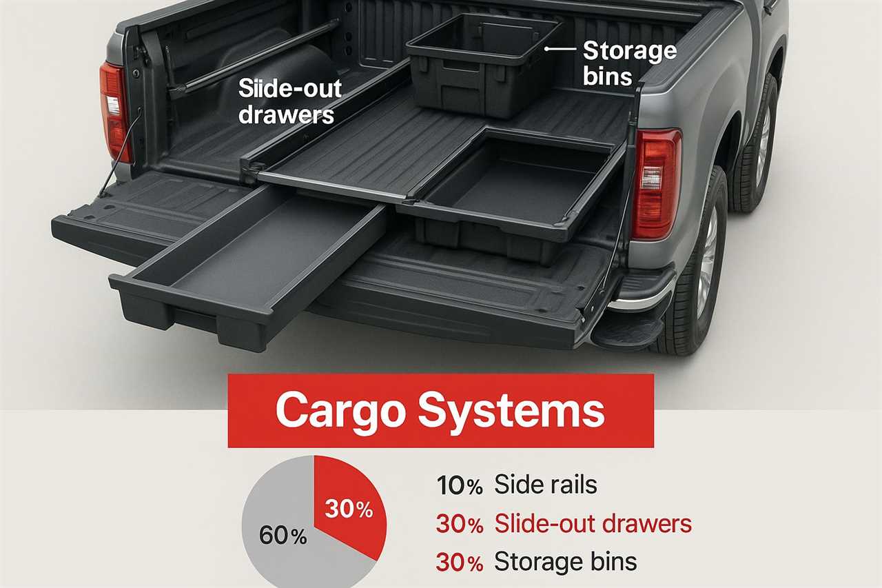 Infographic about truck bed cargo management