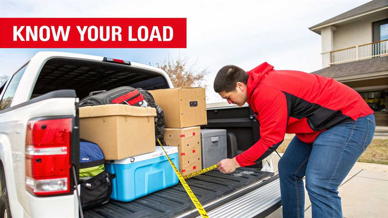 A well-organized truck bed with storage bins and drawers, showcasing practical truck bed cargo management.