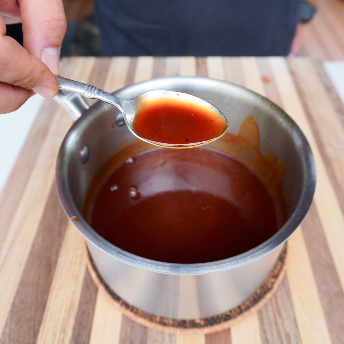 Beer BBQ sauce.