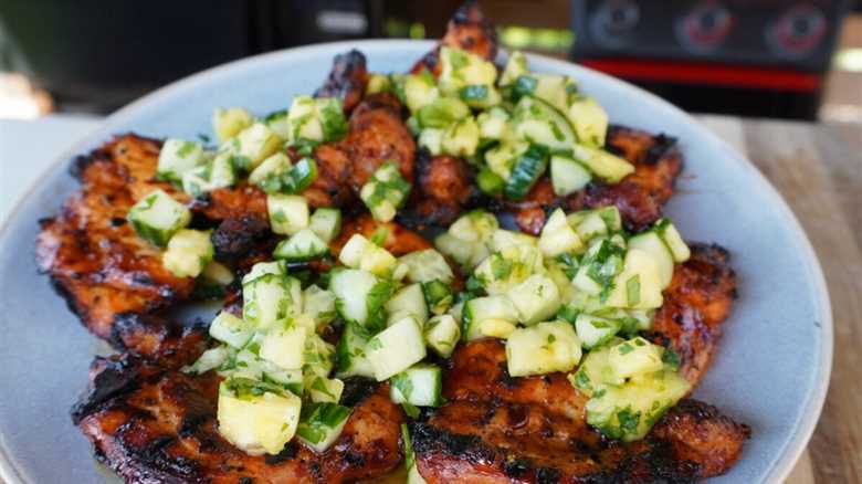 Grilled Chili Crunch Chicken