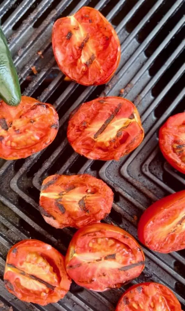 Charred Romas Tomatoes